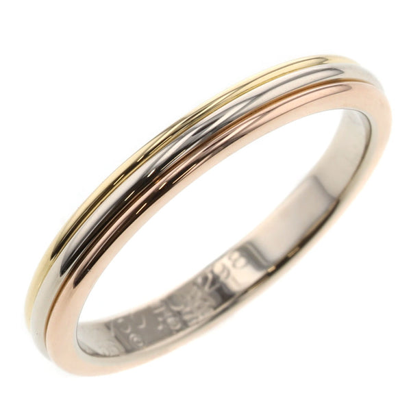 カルティエ リング・指輪 スリーカラー 幅約2.5mm K18ホワイトゴールド 