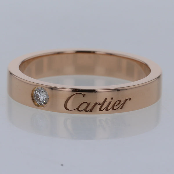 カルティエ リング 指輪 Cドゥ エングレーブド 1P 幅約3mm B4086400 