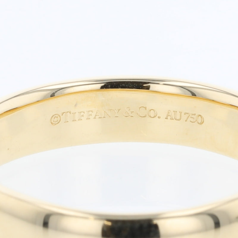緊急値下げ!ティファニー リング 指輪 クラシックバンド 幅約4mm K18イエローゴールド 18号 メンズ TIFFANY&Co. 【中古】　K01007459 【PD1】
