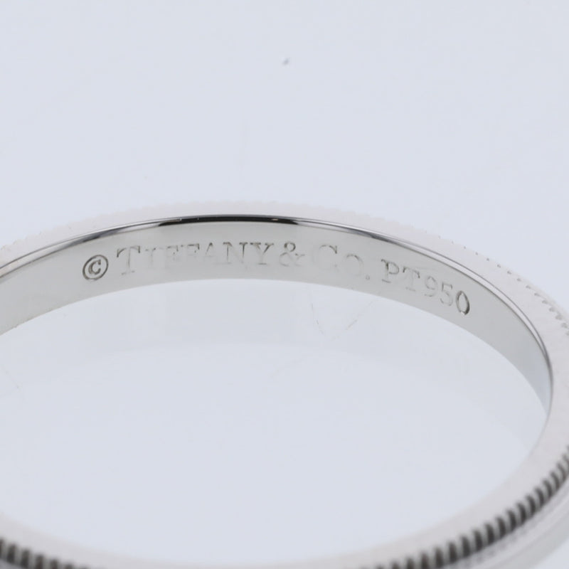 ティファニー リング 指輪 ミルグレイン 幅約2mm プラチナPT950 10号 TIFFANY&Co. 【中古】 K10330035 【PD3】