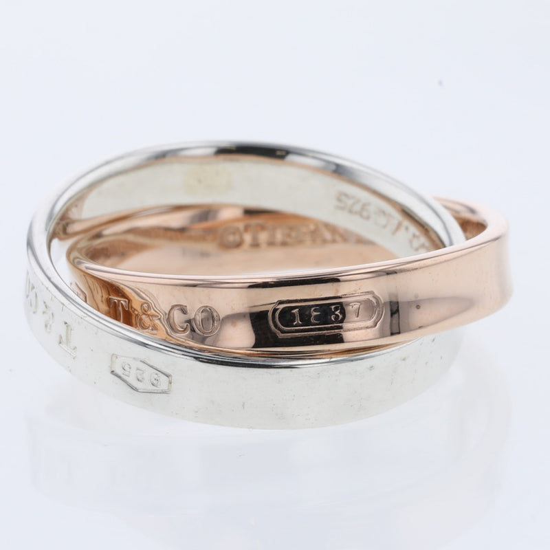 ティファニー リング 指輪 1837 インターロッキングサークル シルバー925 ルベドメタル 9号 レディース TIFFANY&Co. 【中古】 K10406929