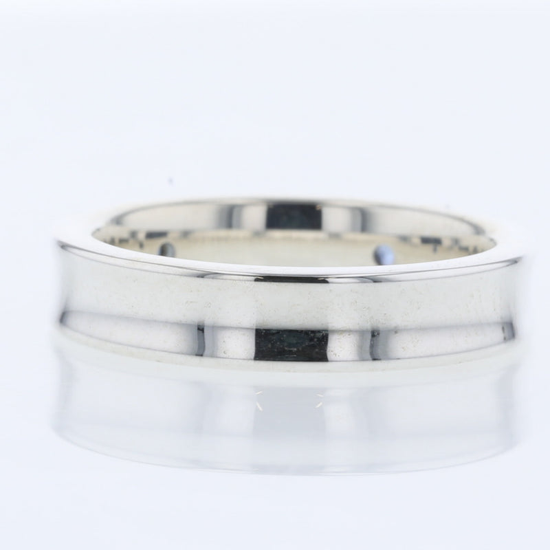 ティファニー リング・指輪 1837 ナロー 幅約4mm サファイア SV925 シルバー 6号 レディース TIFFANY&Co. 【中古】K10601249
