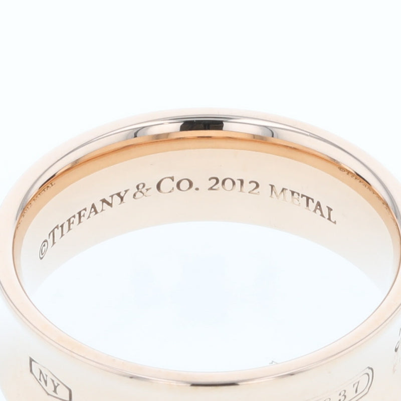 ティファニー リング 指輪 1837 ルベドメタル 幅約7ｍｍ 上部14号 下部15号 メンズ TIFFANY&Co. 【中古】 K10727099 【PD1】