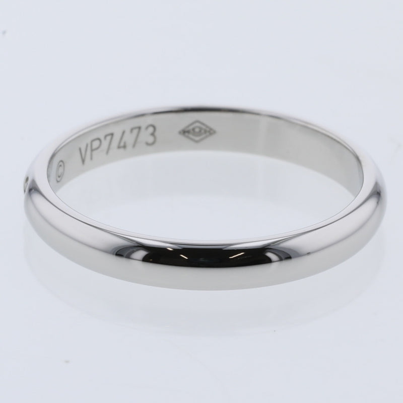 カルティエ リング 指輪 1895 ウェディング ダイヤモンド 1P 幅約2.5mm プラチナPT950 7号 レディース CARTIER 【中古】 K11011824