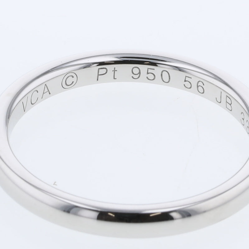 ヴァンクリーフ＆アーペル リング 指輪 タンドルモン マリッジ 幅約2.5mm プラチナPT950 16号 メンズ Van Cleef & Arpels【中古】K11020083 【PD3】