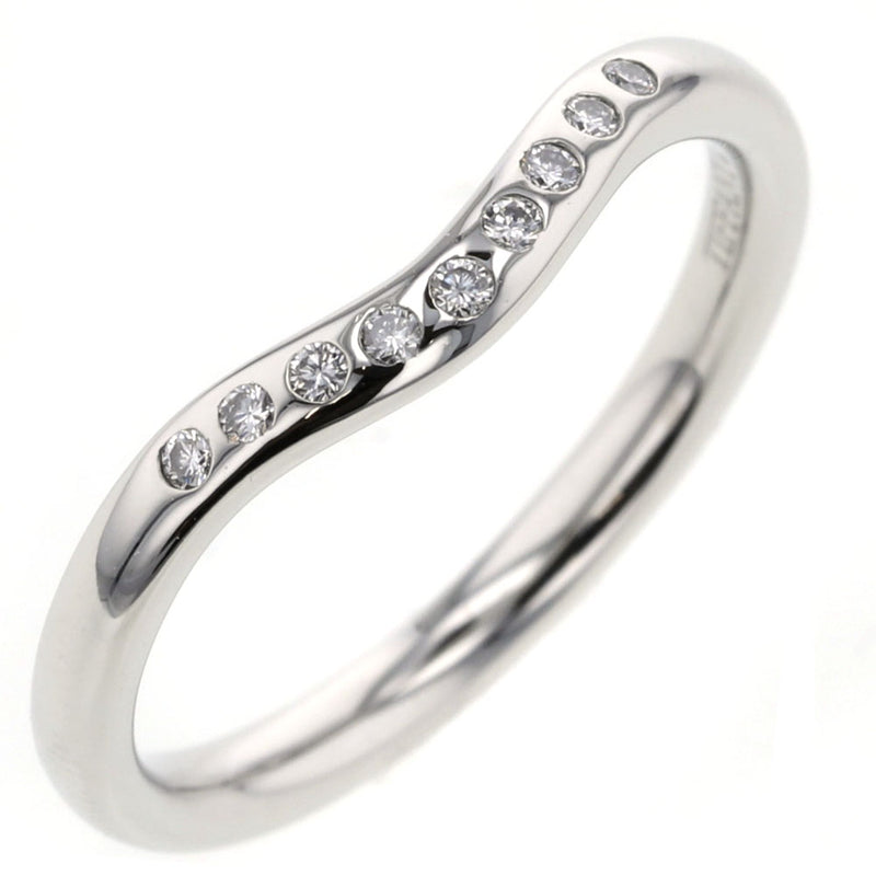ティファニー リング 指輪 カーブドバンド ダイヤモンド 9P 幅約2mm