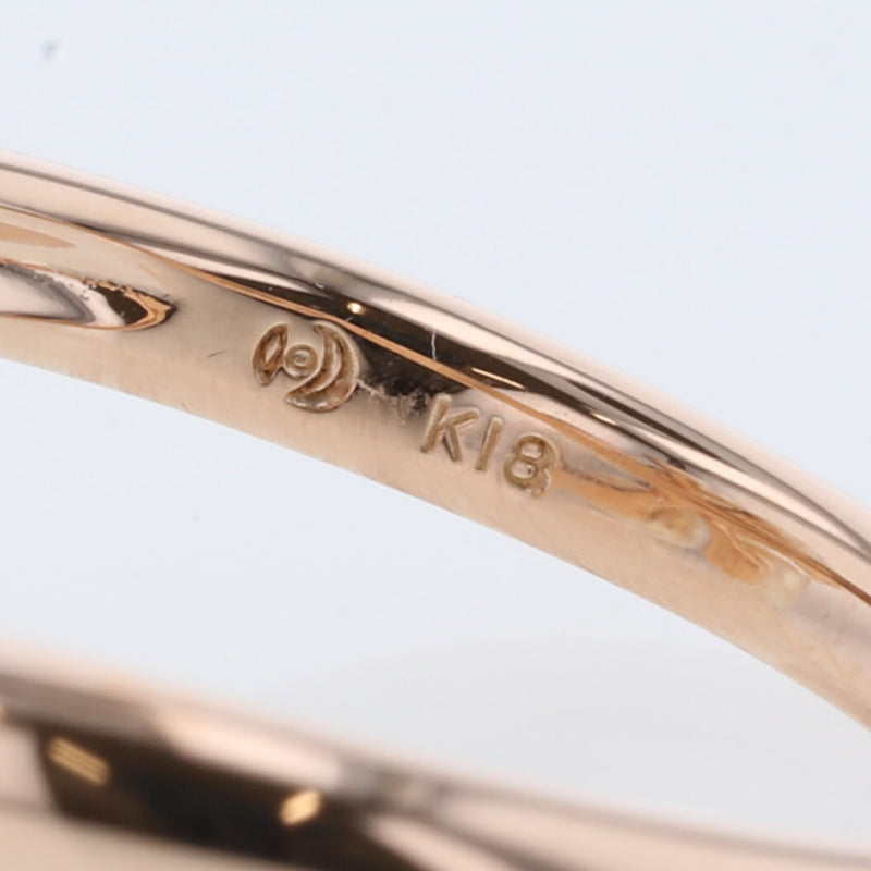 タサキ リング 指輪 パール 8P 約4ｍｍ-約7mm K18ピンクゴールド ダイヤモンド 0.07ct 12号 レディース TASAKI 【中古】 K11210817 【PD1】
