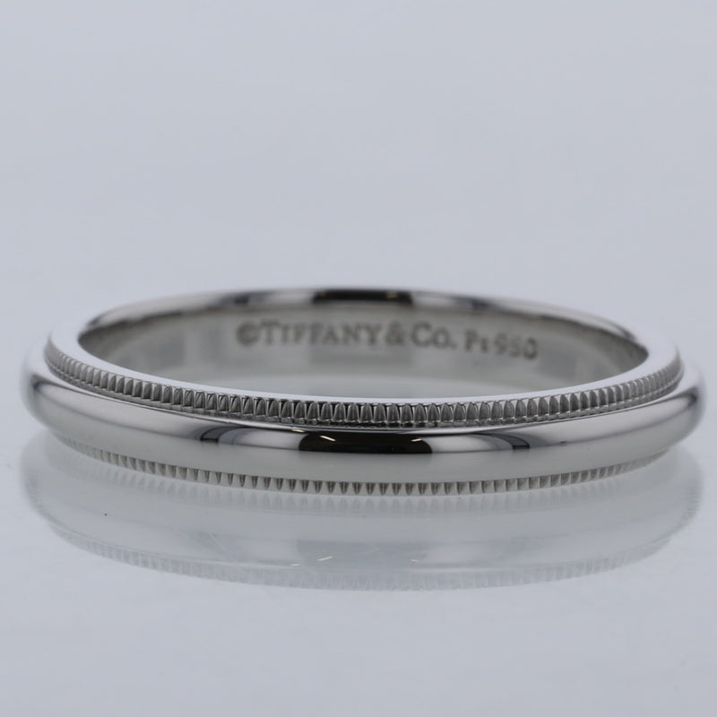 ティファニー リング 指輪 ミルグレイン 幅約3ｍｍ プラチナPT950 14号 レディース TIFFANY&Co. 【中古】 K20308170 【PD3】