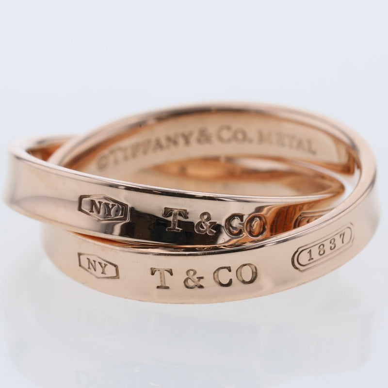 ティファニー リング 指輪 1837 ダブル インターロッキング ルベドメタル 11号 レディース TIFFANY&Co. 【中古】 K20427318