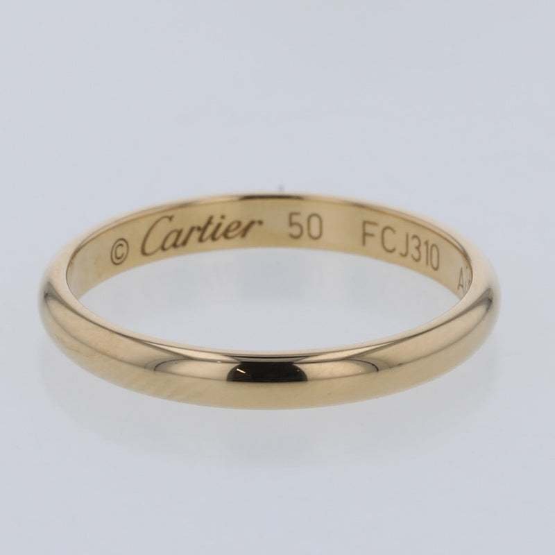 カルティエ リング 指輪 1895 ウェディング 幅約2.2ｍｍ B4002300 K18イエローゴールド 10号 レディース CARTIER 【中古】 K20603196