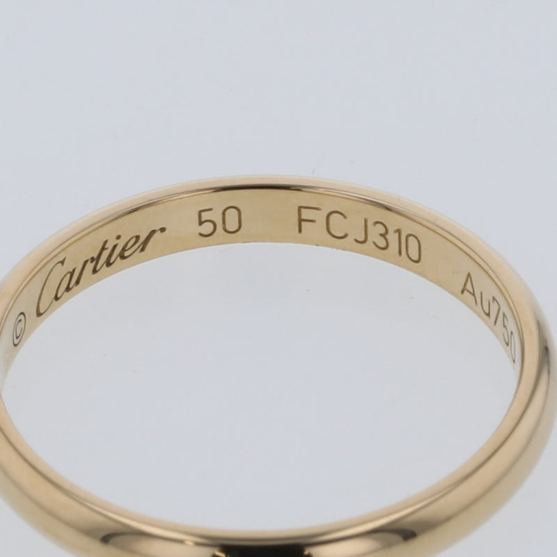 カルティエ リング 指輪 1895 ウェディング 幅約2.2ｍｍ B4002300 K18イエローゴールド 10号 レディース CARTIER 【中古】 K20603196