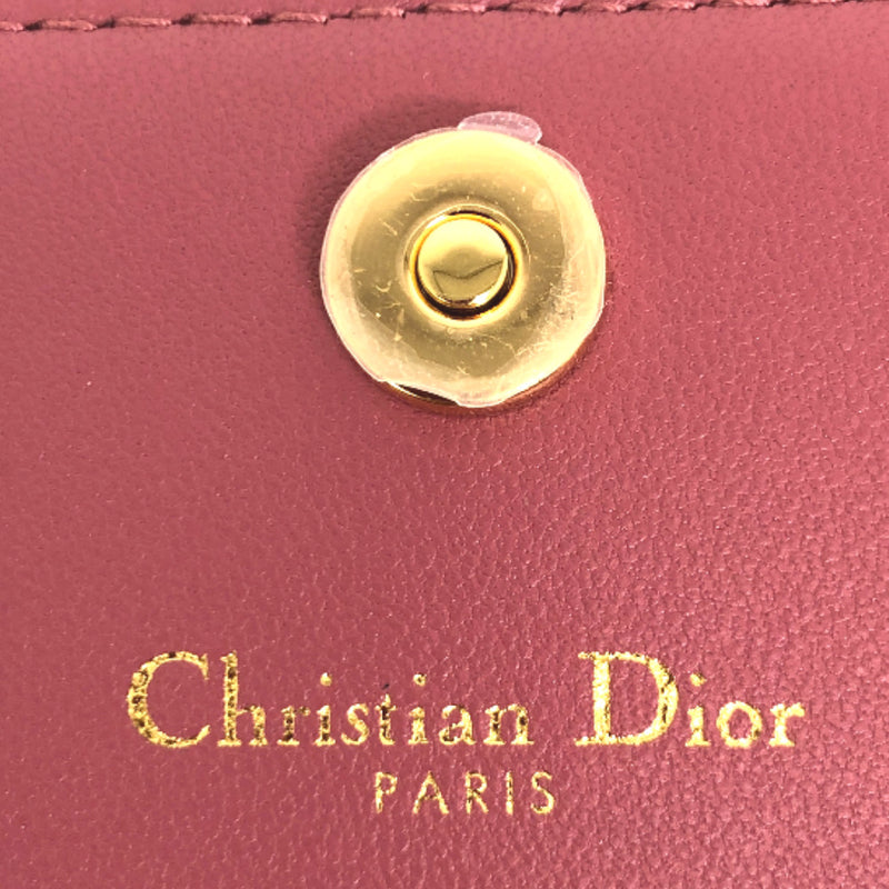 クリスチャンディオール 長財布 カナージュ S5039UWHC カーフスキン レディース Christian Dior【中古】 K20616611