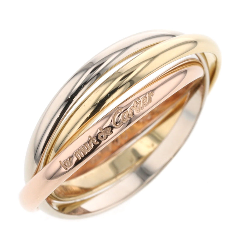 カルティエ リング・指輪 トリニティ 幅約2ｍｍ K18ホワイトゴールド 
