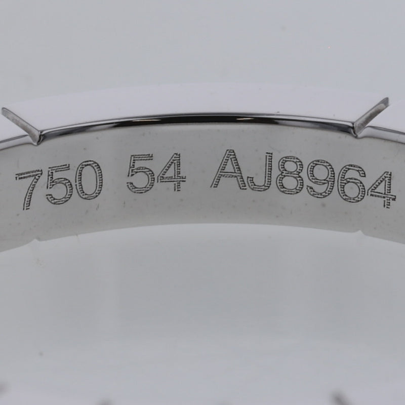 カルティエ リング・指輪 ラニエール 幅約3mm リング・指輪 WG750 14号 メンズ 【中古】 K20729193 【PD3】