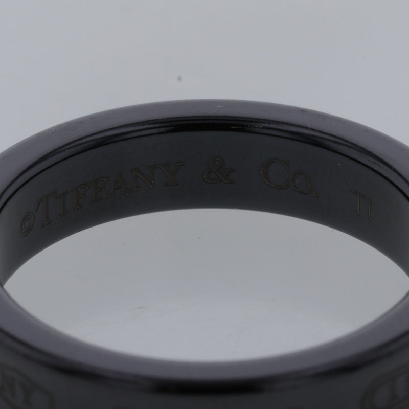 ティファニー リング 指輪 1837 ナロー チタン 9号 ブラック 