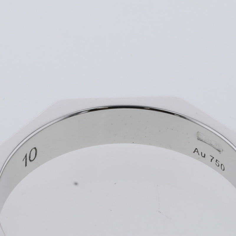 グッチ リング 指輪 オクタゴナル 幅約3mm K18ホワイトゴールド 10号 レディース GUCCI 【中古】 K20805376