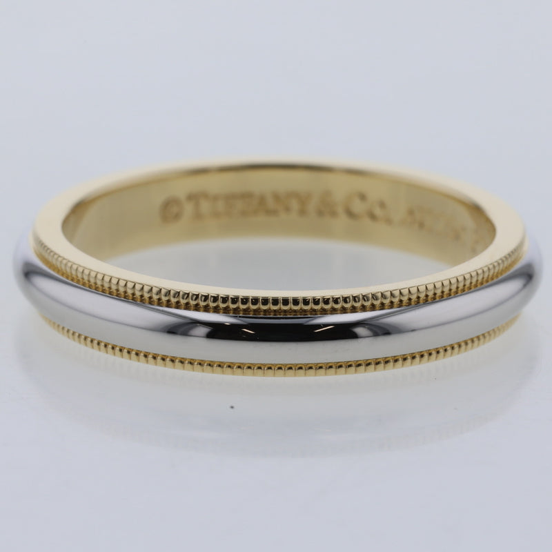 ティファニー リング 指輪 ミルグレインバンド 幅約3.5ｍｍ プラチナ 