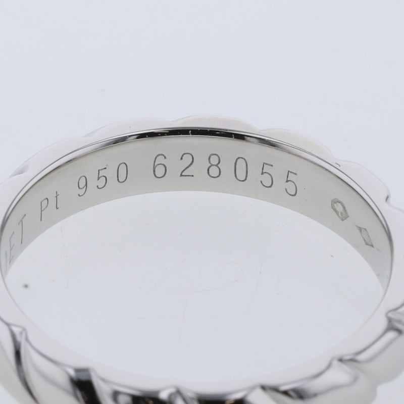 ショーメ リング 指輪 トルサード 幅約3.5mm 095903 プラチナPT950 9.5 