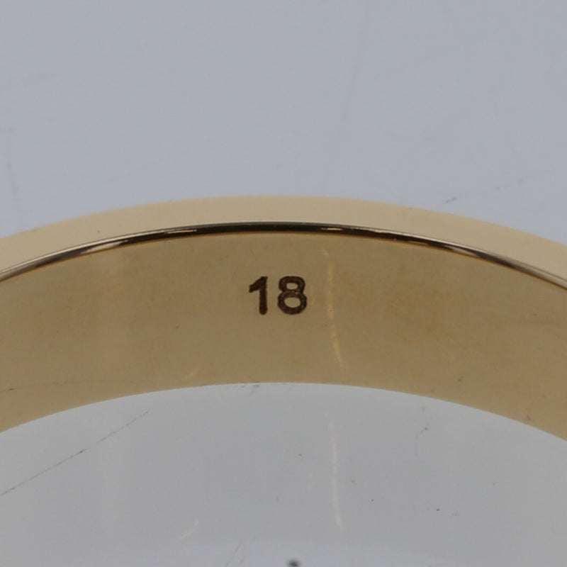 グッチ リング 指輪 ロゴ アイコンプリント K18イエローゴールド 18号 