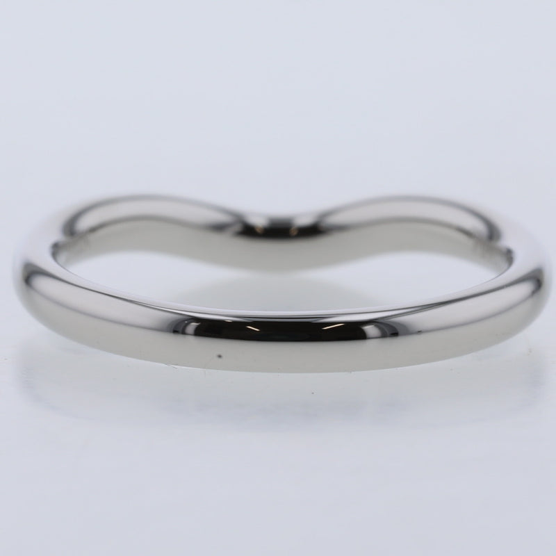 ティファニー リング 指輪 カーブドバンド 幅約2ｍｍ 1P プラチナPT950 