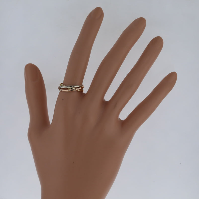 カルティエ リング 指輪 トリニティ XS 幅約2ｍｍ K18ホワイトゴールド 
