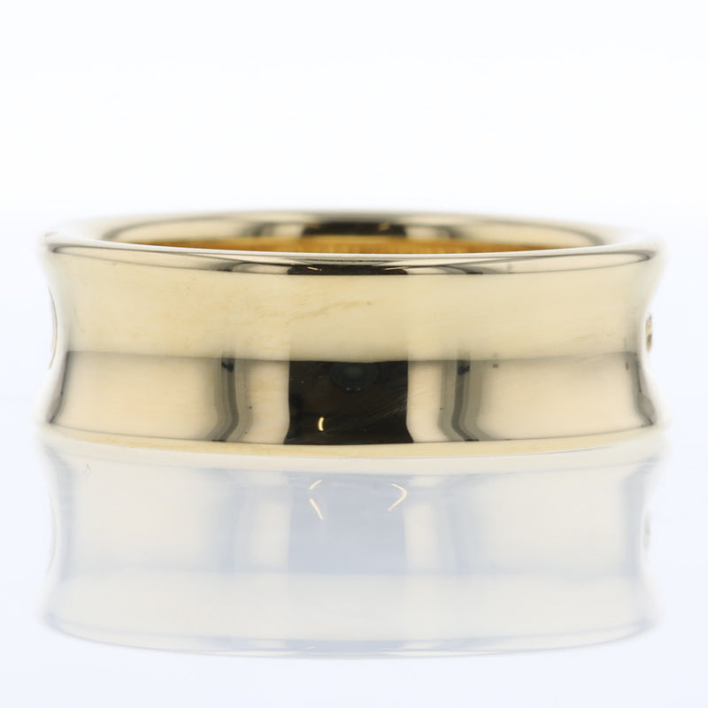 ティファニー リング・指輪 1837 幅約6mm K18イエローゴールド 8.5号 レディース TIFFANY&Co. 【中古】R01202006